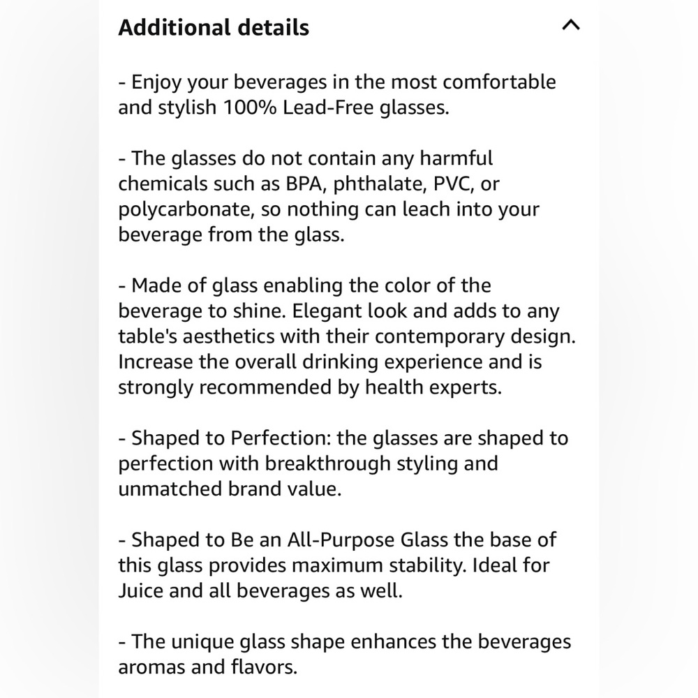 Bubble Glass Tumbler Set of 6 - Picture 9 of 14